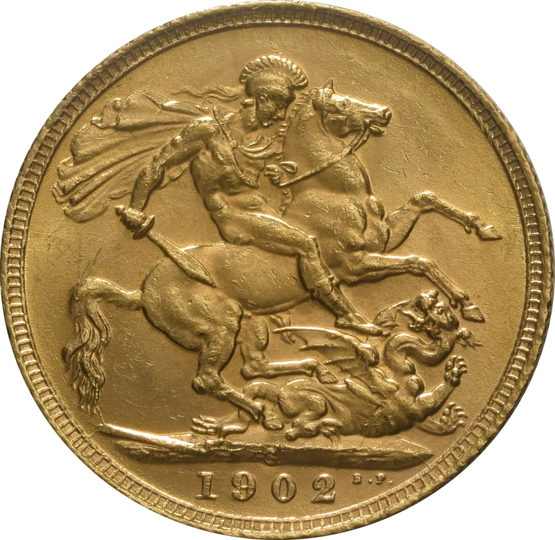1902 Gold Sovereign Coin Edward VII Sydney