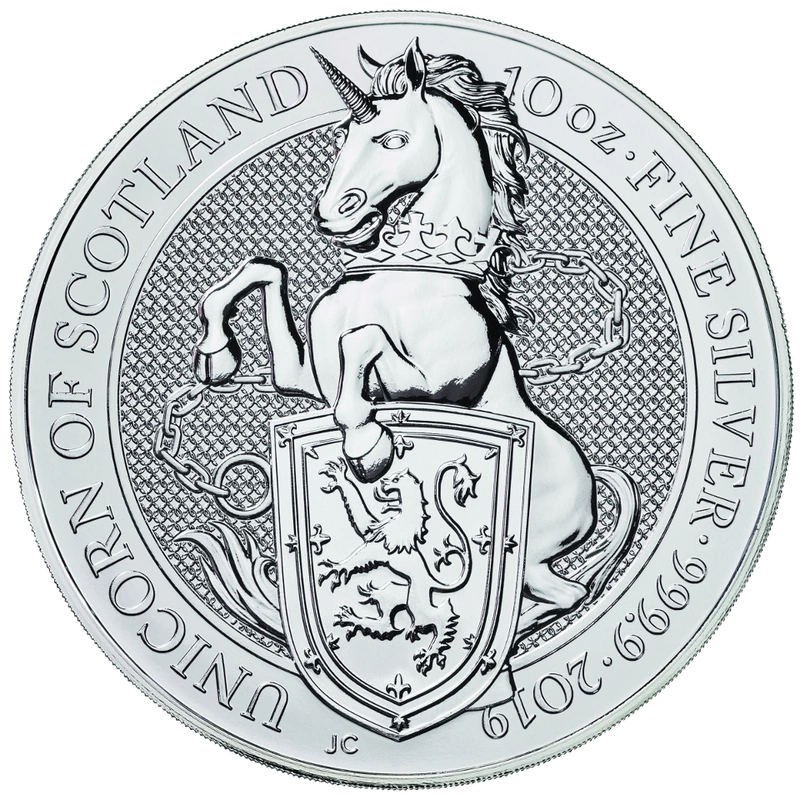 10oz Silver Coin, The Unicorn - Queen's Beast 2019