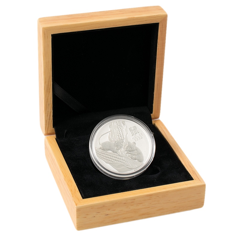1oz Perth Mint Silver Year of the Mouse Gift Boxed 2020