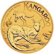2025 Χρυσό Νόμισμα Australian Kangaroo - 1/10 της ουγγιάς