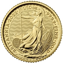Χρυσό Νόμισμα της Αγγλίας 2022 - 1/10 Ουγγιά