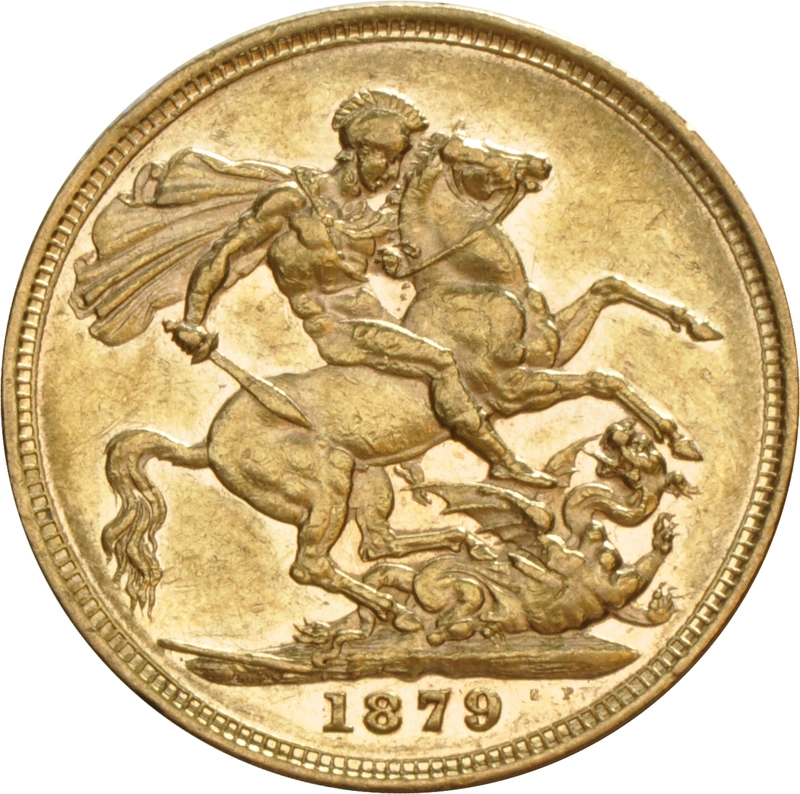 1879 Χρυσή Λίρα Αγγλίας – Bικτώρια Νέα Κεφαλή