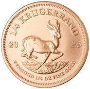 Χρυσό Νόμισμα Krugerrand 2025 - 1/4 Ουγγιάς