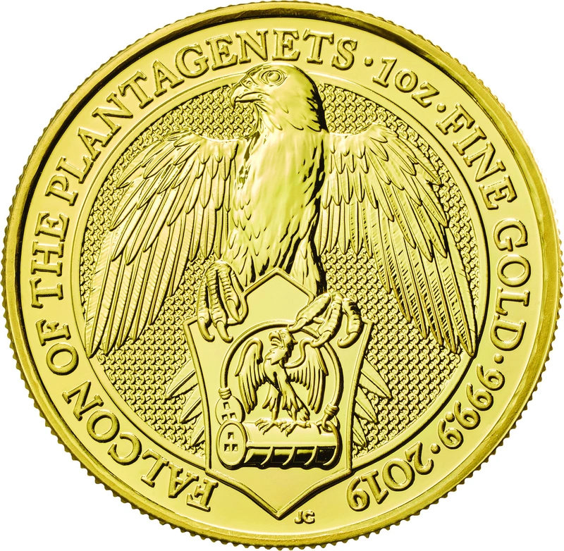 2019 The Falcon of the Plantagenets - Χρυσό Νόμισμα - 1 ουγγιά