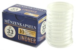 Lindner 33mm 1oz Gold Coin Capsules (10 Box)