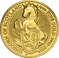 Unicorn of Scotland - Queen's Beast - Χρυσό Νόμισμα - 1/4 ουγγιά