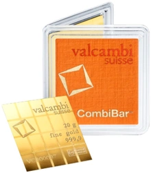 20 x 1g Μπάρες από Χρυσό - CombiBar