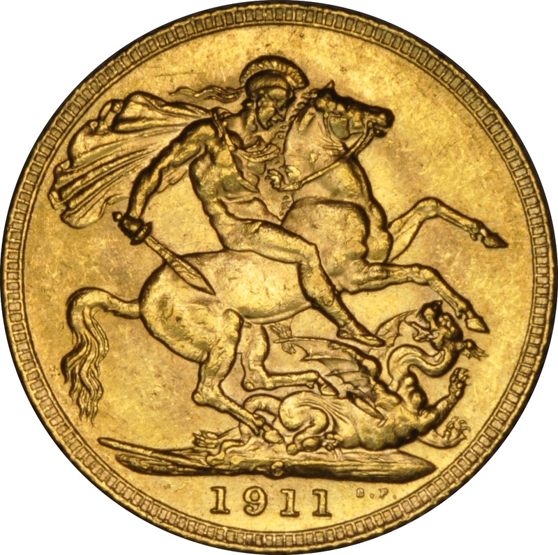 1911 Gold Sovereign - King George V - Canada