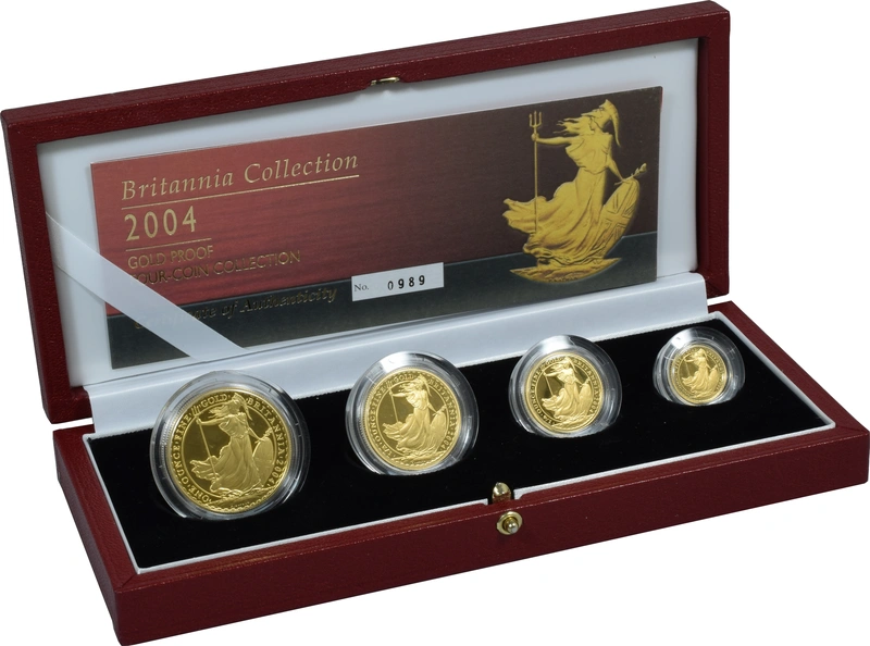 2004 Συλλεκτικό Σετ - 4 νομίσματα Αγγλίας
