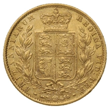 1868 Χρυσή Λίρα Αγγλίας – Bικτώρια Νέα Κεφαλή - Ασπίδα