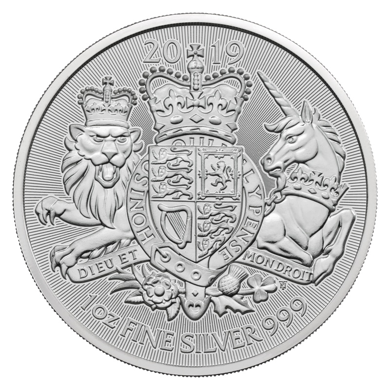 2019 Royal Arms 1oz Silver Coin
