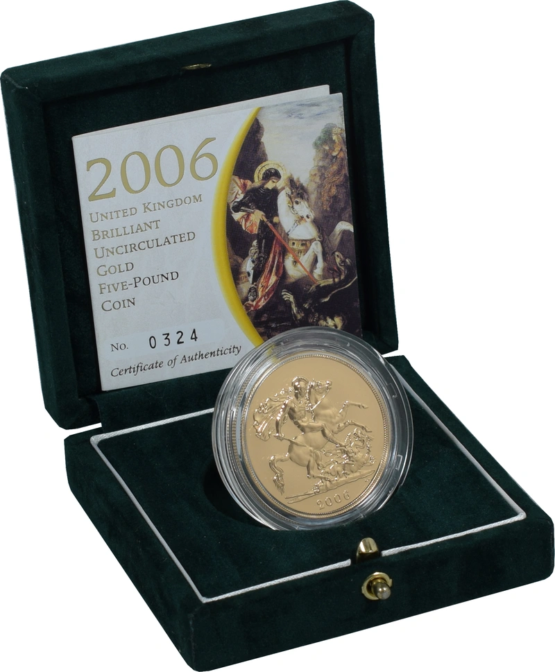 2006 Πενταπλή Χρυσή Αγγλική Λίρα (Uncirculated)