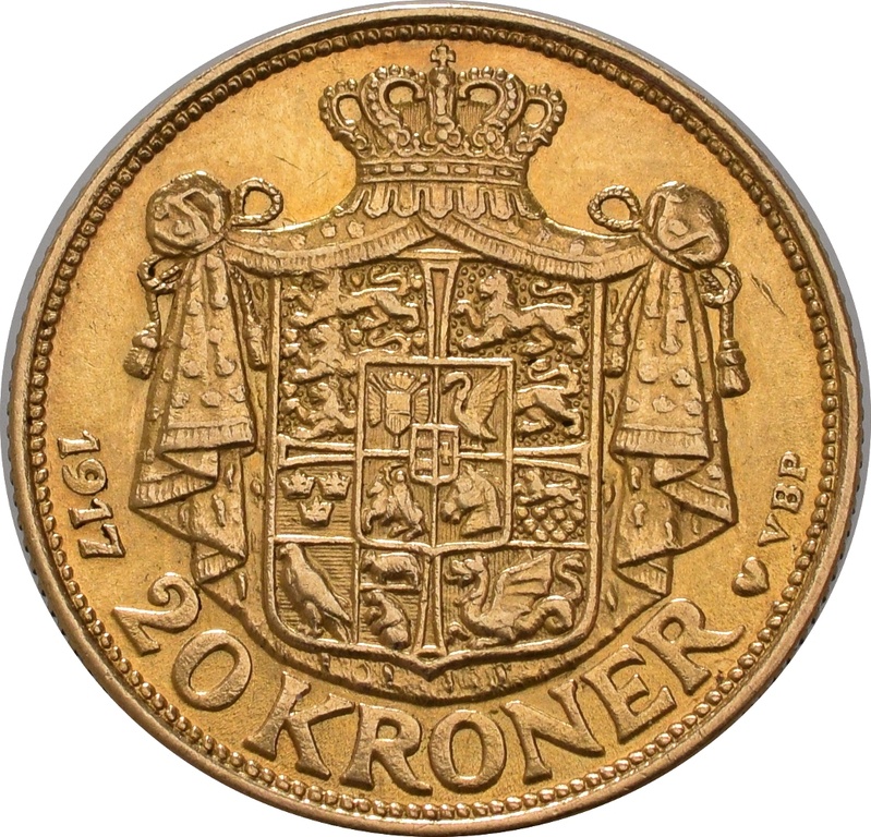 20 Kroner Δανίας - Christian X