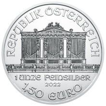 Ασημένιο Νόμισμα Φιλαρμονικής Αυστρίας 2022 - 1 ουγγιά
