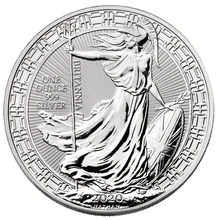 Ασημένιο Νόμισμα Britannia  2020 (Oriental Border) - 1 ουγγιά