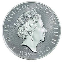 Unicorn of Scotland - Queen's Beast - Ασημένιο Νόμισμα - 10 ουγγιές