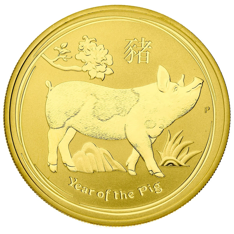 Χρυσό Νόμισμα - Έτος του Χοίρου 2019 - Perth Mint - 1 ουγγιά