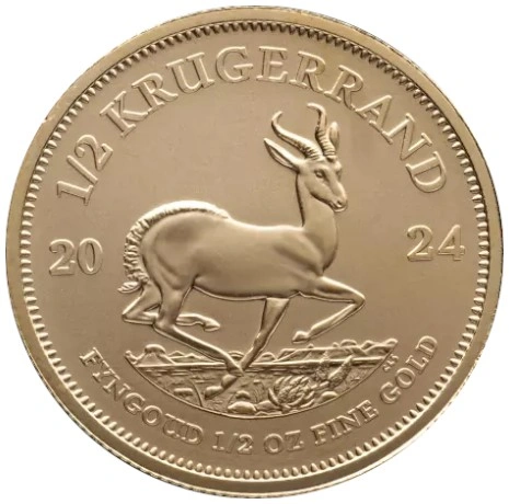 Χρυσό Νόμισμα Krugerrand 2024 - 1/2 Ουγγιάς