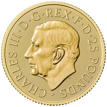 Χρυσό Νόμισμα Britannia 2025 - 1/4 Ουγγιάς