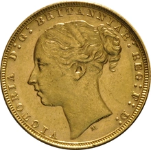1878 Χρυσή Λίρα Αγγλίας – Bικτώρια Νέα Κεφαλή - Μ