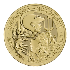 2026 Χρυσό Νόμισμα Britannia και Liberty 1 ουγγιά