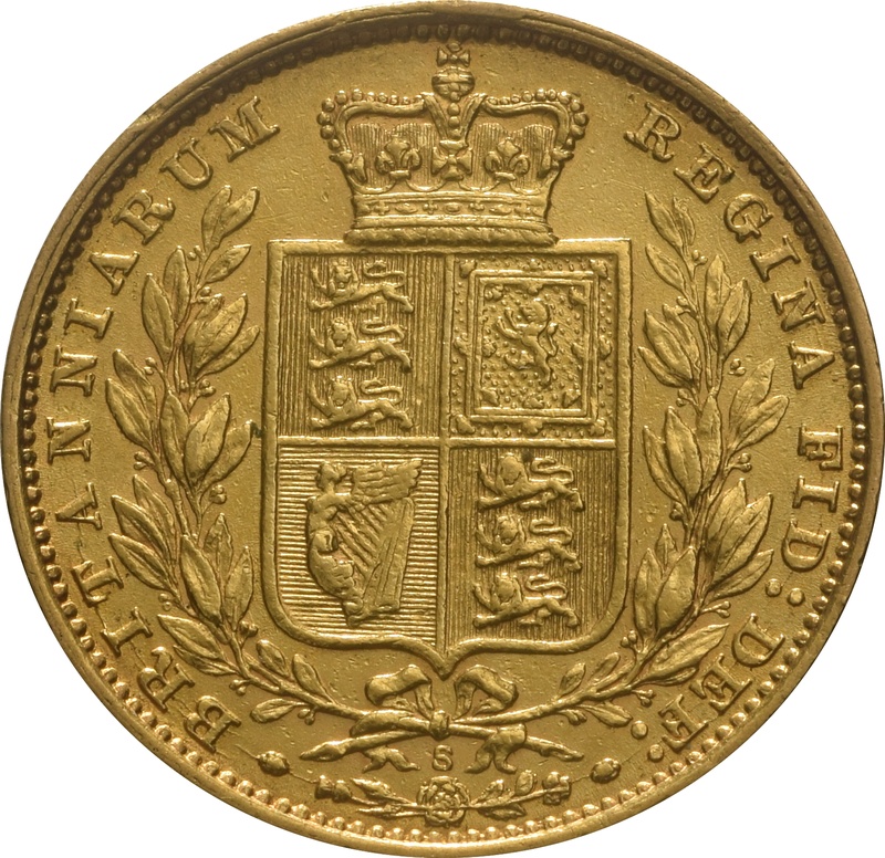 1883 Χρυσή Λίρα Αγγλίας – Bικτώρια Νέα Κεφαλή - Σ