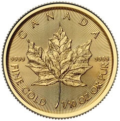 Χρυσό Νόμισμα Καναδά Maple  2025 - 1/10 Ουγγιάς