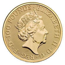 Unicorn of Scotland - Queen's Beast - Χρυσό Νόμισμα - 1 ουγγιά