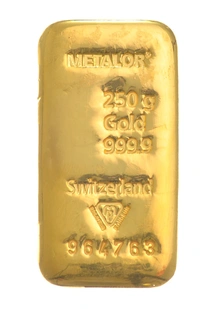 Metalor 250 γρ. - Μπάρες Χρυσού