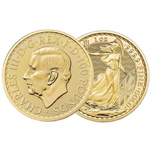2023 Βασιλιάς Κάρολος ΙΙΙ - Χρυσό Νόμισμα Britannia - 1 Ουγγιά