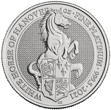 2021 White Horse of Hanover - Queen's Beast - Νόμισμα από Πλατίνα - 1 ουγγιά