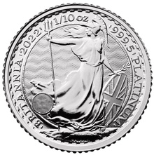 Νόμισμα Αγγλίας από Πλατίνα - 2022 - 1/10 ουγγιάς