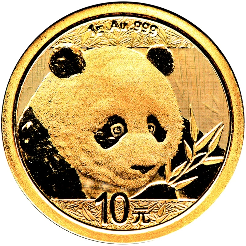 2018 1g Gold Chinese Panda Coin