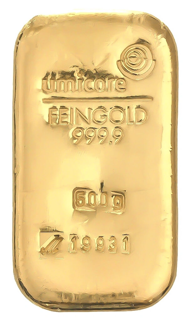 Umicore 500 γρ. - Μπάρες Χρυσού