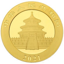 Χρυσό νόμισμα - Κινέζικo πάντα 2021 - 15 γρ.