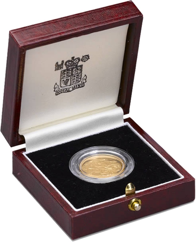 Gold Proof 1990 Sovereign Boxed
