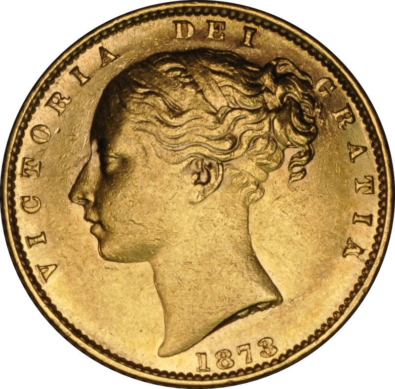1873 Χρυσή Λίρα Αγγλίας – Bικτώρια Νέα Κεφαλή