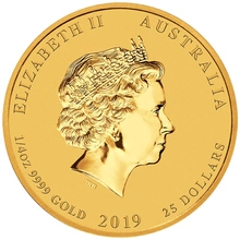 Χρυσό Νόμισμα - Έτος του Χοίρου - Perth Mint - 1/4 ουγγιά