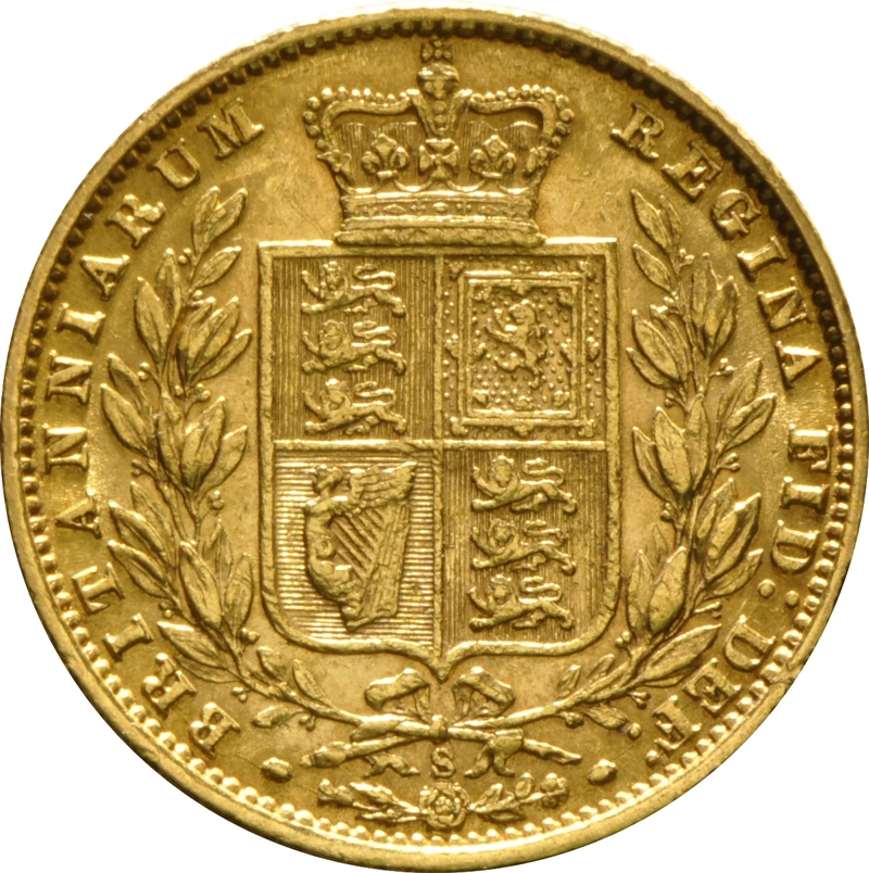 1875 Χρυσή Λίρα Αγγλίας – Bικτώρια Νέα Κεφαλή - Σ