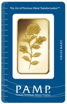 PAMP Rosa 100 Γραμμάρια - Μπάρες Χρυσού