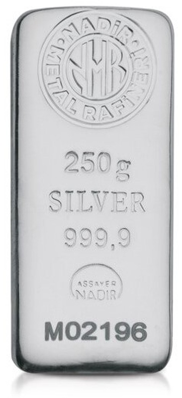 Nadir 250 Gram Silver Bar