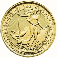 2019 Χρυσό Νόμισμα Britannia - 1 ουγγιά