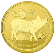 Χρυσό Νόμισμα - Έτος του Χοίρου 2019 - Perth Mint - 1 ουγγιά