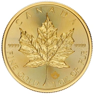 2025 Χρυσό Νόμισμα του Καναδά Maple - 1 ουγγιά