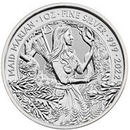 Ασημένιο Νόμισμα 2022 - Μύθοι & Θρύλοι της Maid Marian - 1 ουγγιά