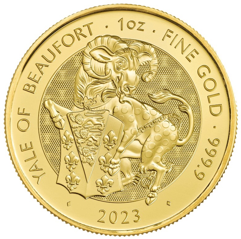 2023 Yale of Beaufort - Tudor Beasts 1oz Gold Coin