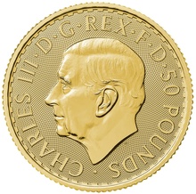 Βασιλιάς Κάρολος ΙΙΙ - Χρυσό Νόμισμα της Αγγλίας 2023 - 1/2 Ουγγιάς