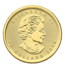 Χρυσό Νόμισμα Καναδά 2019 - 1/4 ουγγιά