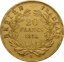 20 Γαλλικά Φράγκα - Ναπολέων III