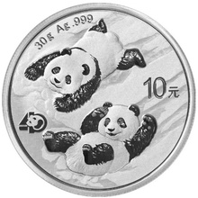 Ασημένιο νόμισμα - Κινέζικo πάντα 2022 - 30 γρ.